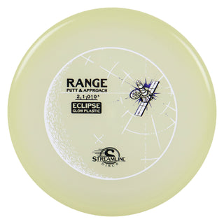 Streamline Disc Golf Eclipse Glow Range Putter 2/1/-0.5/0.5 Glow/Indigo 173 grams