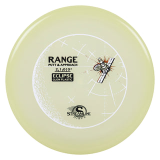 Streamline Disc Golf Eclipse Glow Range Putter 2/1/-0.5/0.5 Glow/Orange 173 grams