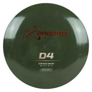 Prodigy Disc Golf 400 D4 Distance Driver 12/5/-2/2 Dark Grey/Orange/Holo Shimmer 172 grams