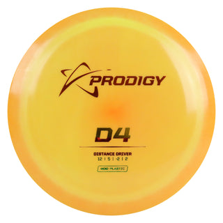 Prodigy Disc Golf 400 D4 Distance Driver 12/5/-2/2 Mango/Orange/Rasta 169 grams