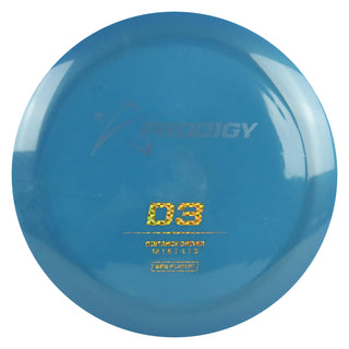 Prodigy Disc Golf 500 D3 Distance Driver 12/5/-1/3 Blue/Ghost/Gold Prisms 166 grams