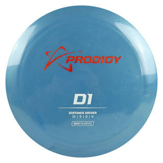 Prodigy Disc Golf 500 D1 Distance Driver 12/5/0/4 Blue/Red Shimmer/White 171 grams