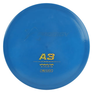 Prodigy Disc Golf 750 A3 Putt and Approach 4/4/0/3 Blue/Ghost/Gold Shatter 172 grams