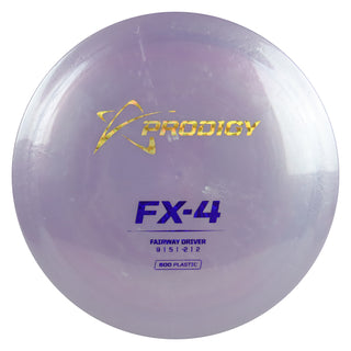 Prodigy Disc Golf 500 FX-4 Fairway Driver 9/5/-2/2 Lavender/Gold Prisms/Navy Prisms 168 grams