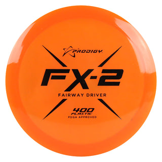 Prodigy Disc Golf 400 FX-2 Fairway Driver 9/4/-0.5/3 Orange/Black 168 grams