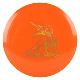 Mint Disc Golf Alpha Sublime Spinosaurus V2 Fairway Driver 8/4/0/2 Orange/Gold Holo 175 grams