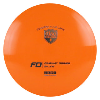 Discmania Disc Golf S-Line FD Fairway Driver 7/6/0/1 Orange/Silver 169 grams