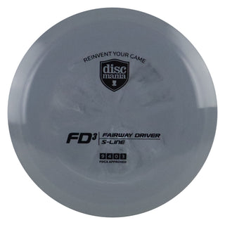 Discmania Disc Golf S-Line FD3 Fairway Driver 9/4/0/3 Grey/Black 174 grams