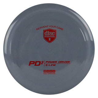 Discmania Disc Golf S-Line PD2 Power Driver 12/4/0/4 Grey/Red 174 grams