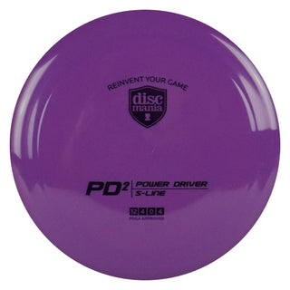 Discmania Disc Golf S-Line PD2 Power Driver 12/4/0/4 Purple/Purple 175 grams