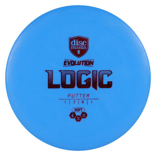 Discmania Disc Golf Soft Exo Logic Putter 3/3/0/1 Blue/Red 152 grams
