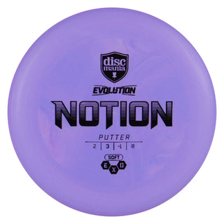 Discmania Disc Golf Soft Exo Notion Putter 2/3/-1/0 Purple/Black 173 grams