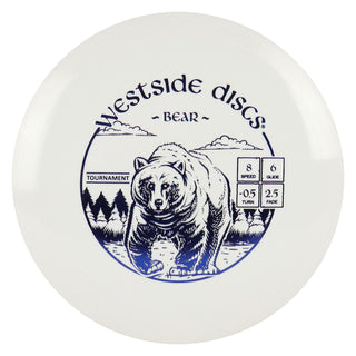 Westside Disc Golf Tournament Bear Fairway Driver 8/6/-0.5/2.5 White/Blue 173 grams