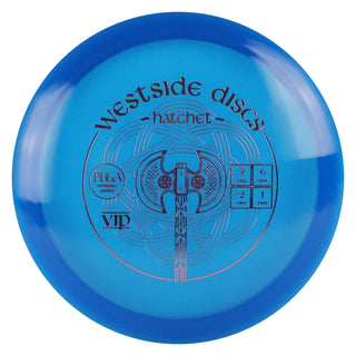 Westside Disc Golf VIP Hatchet Fairway Driver 9/6/-2/1 Blue/Lavender 171 grams