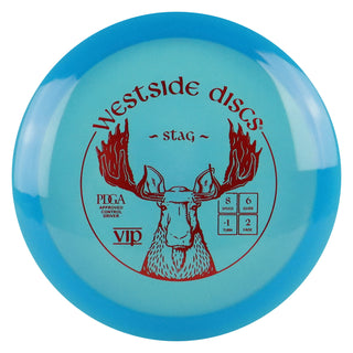Westside Disc Golf VIP Stag Fairway Driver 8/6/-1/2 Blue/Red 172 grams