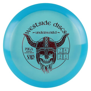 Westside Discs Disc Golf VIP Underworld Fairway Driver 7/6/-3/1 Blue/Red 176 grams