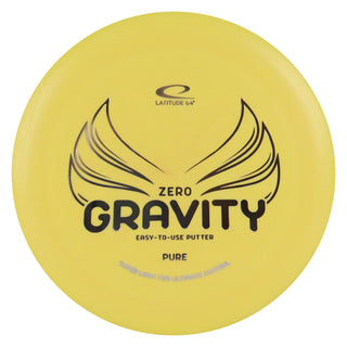 Latitude 64 Disc Golf Zero Gravity Pure Putter 3/3/-1/1 Yellow/Silver 130 grams