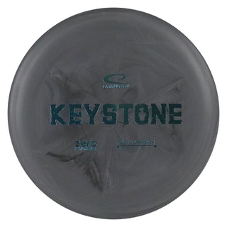 Latitude 64 Disc Golf Zero Hard Keystone Putter 2/5/-1/1 Grey/Teal 173 grams