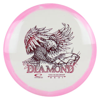 Latitude 64 Disc Golf Gold Orbit Diamond Fairway Driver 8/6/-3/1 Pink/Purple 157 grams