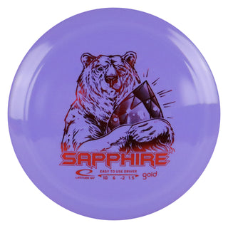 Latitude 64 Disc Golf Gold Sapphire Distance Driver 10/6/-2/1.5 Purple/Red 163 grams
