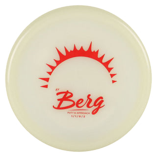 Kastaplast Disc Golf K1 Glow Berg Putter 1/1/0/2 Glow/Red 174 grams