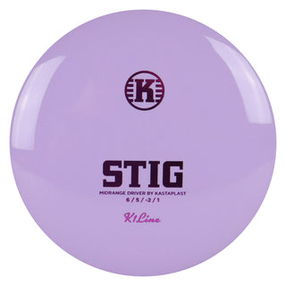 Kastaplast Disc Golf K1 Stig Midrange 6/5/-2/1 Lavender/Purple 174 grams