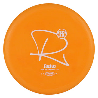 Kastaplast Disc Golf K3 Reko Putter 3/3/0/1 Orange/White 173 grams