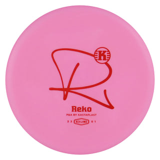 Kastaplast Disc Golf K3 Reko Putter 3/3/0/1 Pink/Red 173 grams