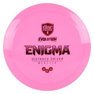 Discmania Disc Golf Evolution Neo Enigma Distance Driver 12/5/-1/2 Pink/Red 175 grams