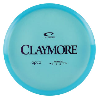 Latitude 64 Disc Golf Opto Claymore Midrange 5/5/-1/1 Blue/Purple 177 grams