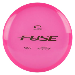 Latitude 64 Disc Golf Opto Fuse Midrange 5/6/-1/0 Pink/Gold 178 grams