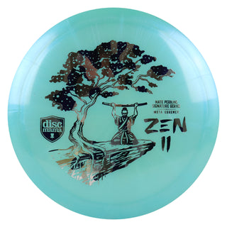 Discmania Disc Golf Nate Perkins Meta Essence Zen 2 Fairway Driver 8/9/-2/1 Blue/Snow Camo 174 grams