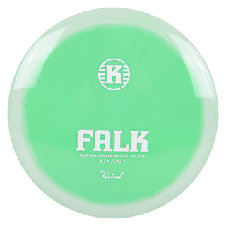 Kastaplast Disc Golf K1 Grind Falk Fairway Driver 9/6/-2/1 Green White/White 174 grams