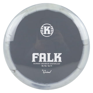 Kastaplast Disc Golf K1 Grind Falk Fairway Driver 9/6/-2/1 Grey White/White 173 grams