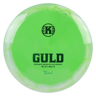 Kastaplast Disc Golf K1 Grind Guld Distance Driver 13/5/-0.5/3 Green White/Green 173 grams