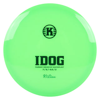Kastaplast Disc Golf K1 Idog Fairway Driver 7/5/-0.5/2 Green/Green 173 grams