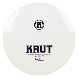 Kastaplast Disc Golf K1 Krut Distance Driver 12/4/0/4 White/Purple 173 grams