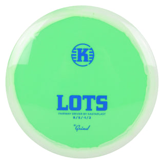 Kastaplast Disc Golf K1 Grind Lots Fairway Driver 9/5/-1/2 Green White/Blue 174 grams