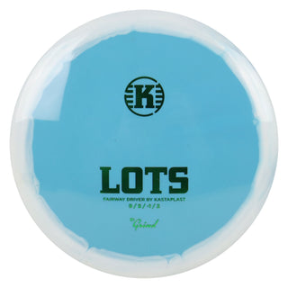 Kastaplast Disc Golf K1 Grind Lots Fairway Driver 9/5/-1/2 Light Blue White/Green 173 grams