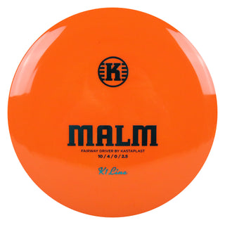 Kastaplast Disc Golf K1 Malm Fairway Driver 10/4/0/2.5 Orange/Turquoise 171 grams