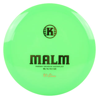 Kastaplast Disc Golf K1 Malm Fairway Driver 10/4/0/2.5 Green/Gold 170 grams