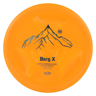 Kastaplast Disc Golf K3 Berg X Putter 1/1/1/2 Orange/Blue 173 grams