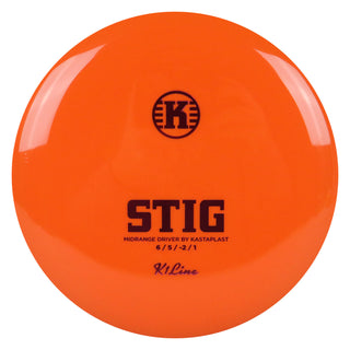 Kastaplast Disc Golf K1 Stig Midrange 6/5/-2/1 Orange/Red 173 grams