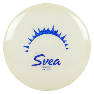 Kastaplast Disc Golf K1 Glow Svea Midrange 5/6/-1/0 Glow/Blue Shapes 178 grams