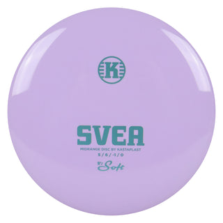 Kastaplast Disc Golf K1 Soft Svea Midrange 5/6/-1/0 Lavender/Slate 178 grams