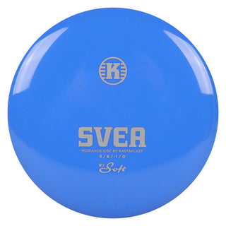 Kastaplast Disc Golf K1 Soft Svea Midrange 5/6/-1/0 Blue/Silver 179 grams