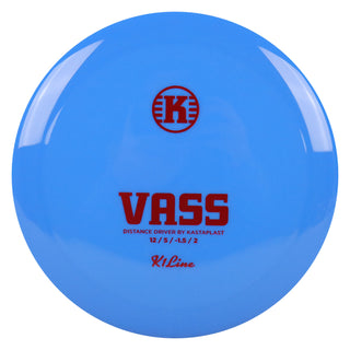Kastaplast Disc Golf K1 Vass Distance Driver 12/5/-1.5/2 Blue/Red 173 grams