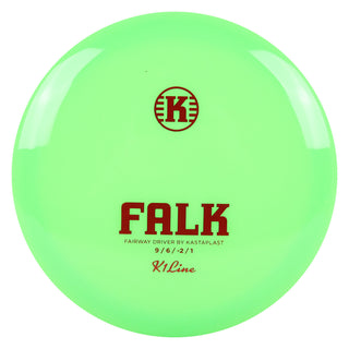Kastaplast Disc Golf K1 Falk Fairway Driver 9/6/-2/1 Green/Red 173 grams