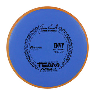 Axiom Disc Golf Electron Envy Putter 3/3/0/2 Blue/Orange 166 grams