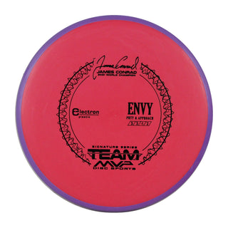 Axiom Disc Golf Electron Envy Putter 3/3/0/2 Red/Purple 172 grams
